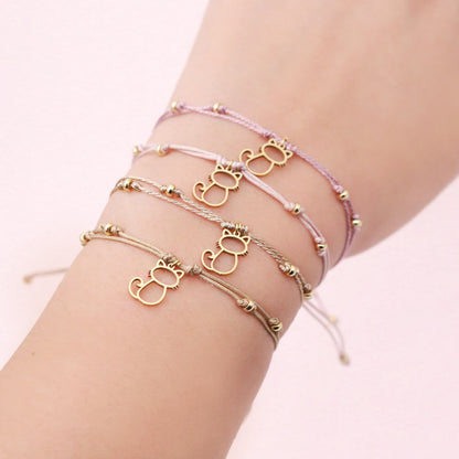 Pulsera Lia Doble Nudo Cat