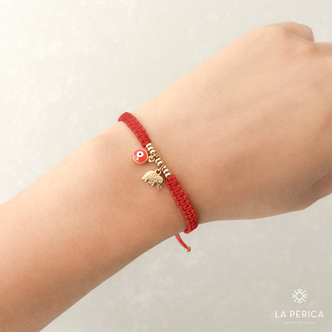 Pulsera Catalina De La Suerte Tonos Variados - Elefante