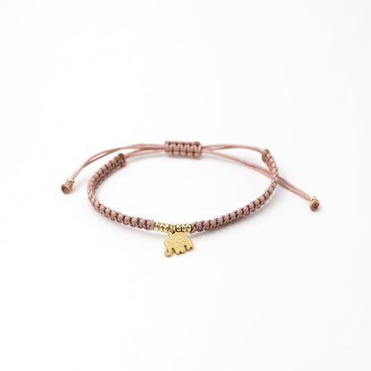 Pulsera Catalina nude elefante (T)