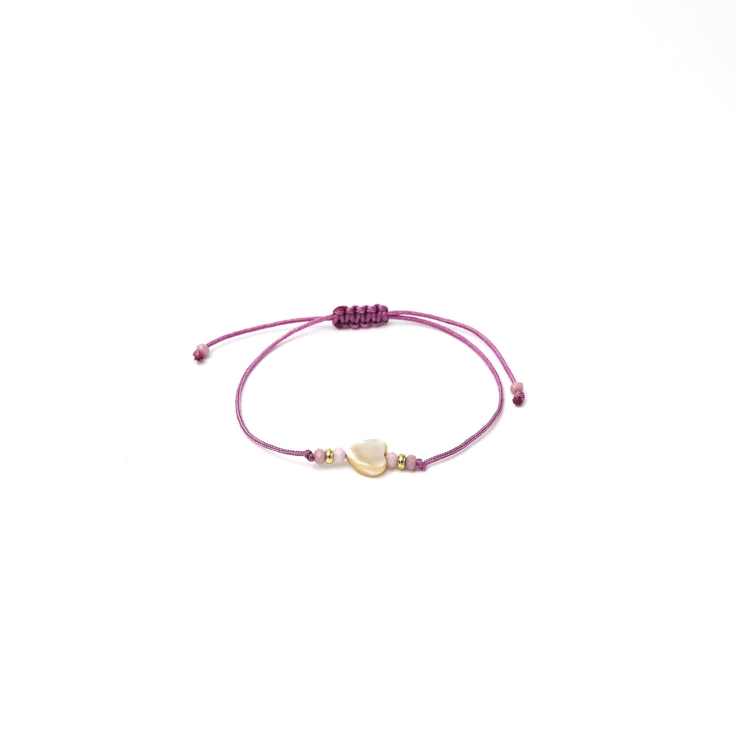 Pulsera Lia corazón nácar