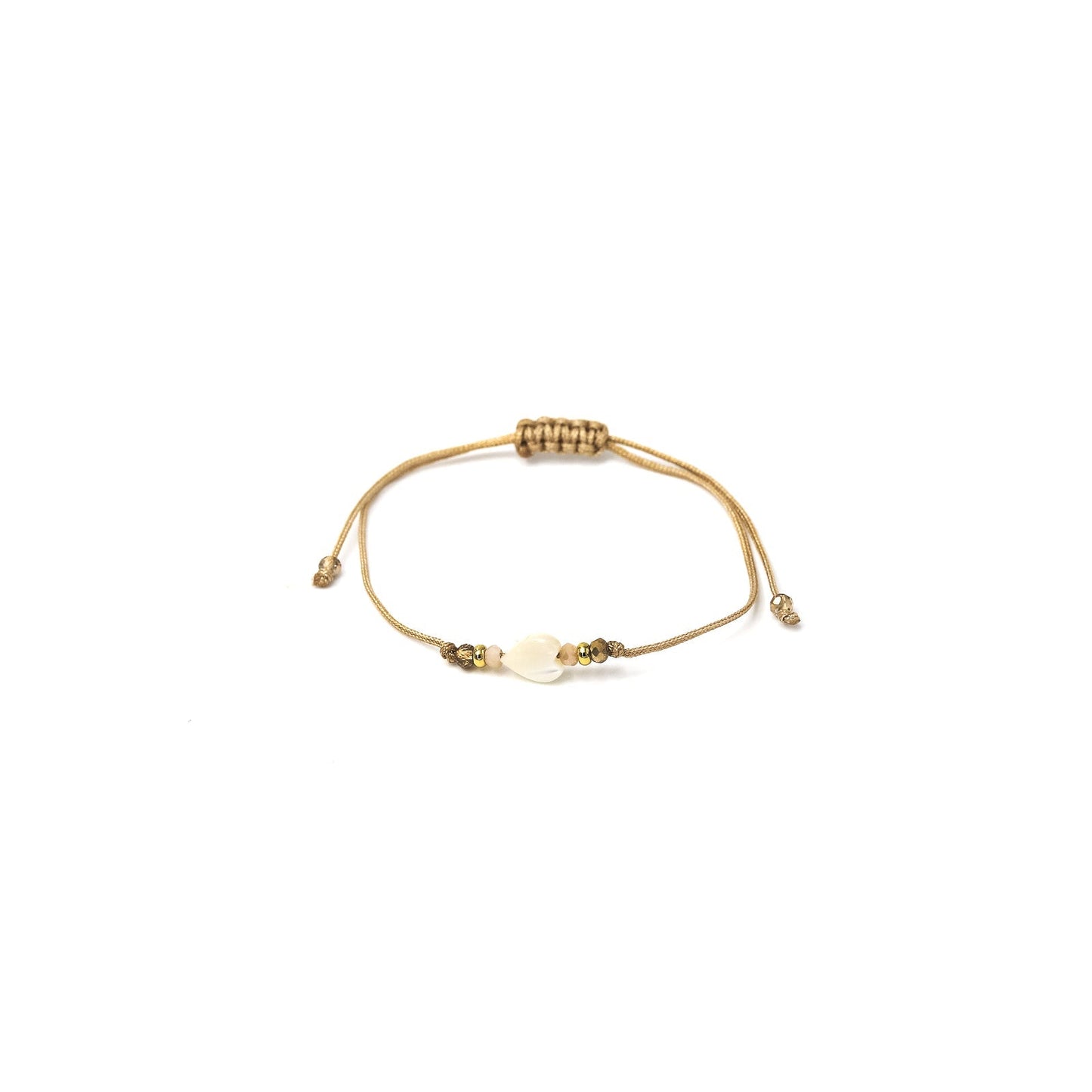 Pulsera Lia corazón nácar