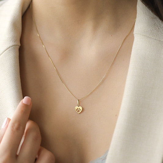 Dije Medalla Corazón Huellita Calada (No incluye cadena)