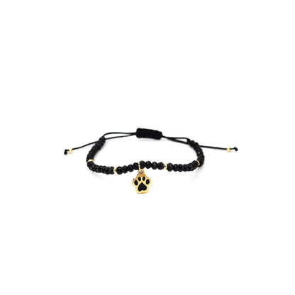 Pulsera Vera Hilo Negra Huellita
