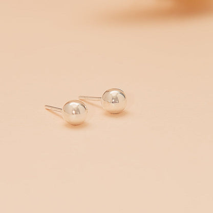 Aretes Esfera Plata 925