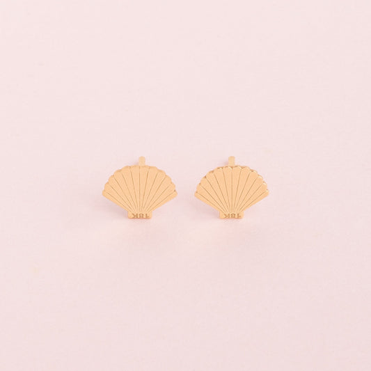 Aretes Abanico Oro18k