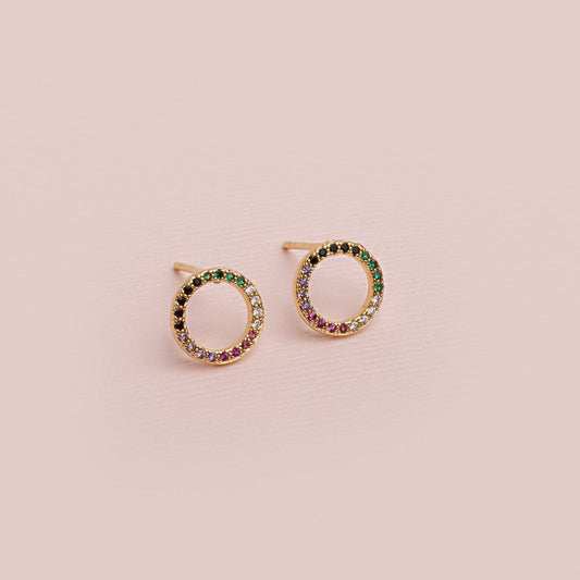 Aretes Circular Multicolor