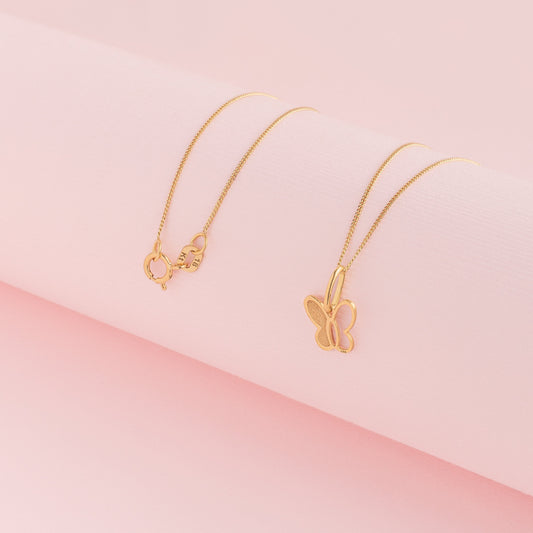 Collar Mariposa Oro 18k