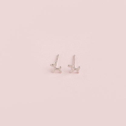 Aretes Plateado Mini Dog Lover