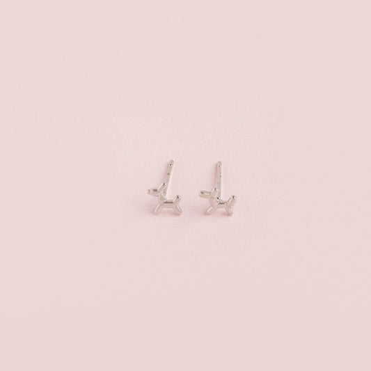 Aretes Plateado Mini Dog Lover