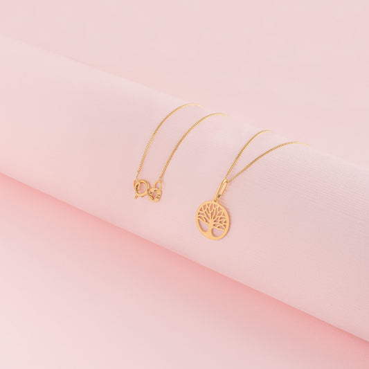 Dije Árbol Oro 18k (precio no incluye cadena)
