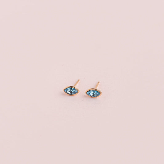 Aretes Ojo de Luz Celeste