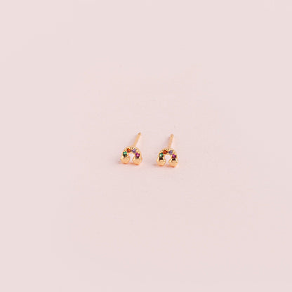Aretes Mini Arcoíris