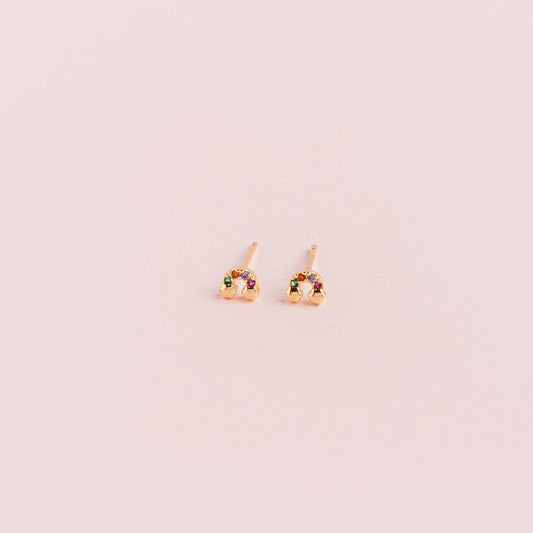 Aretes Mini Arcoíris