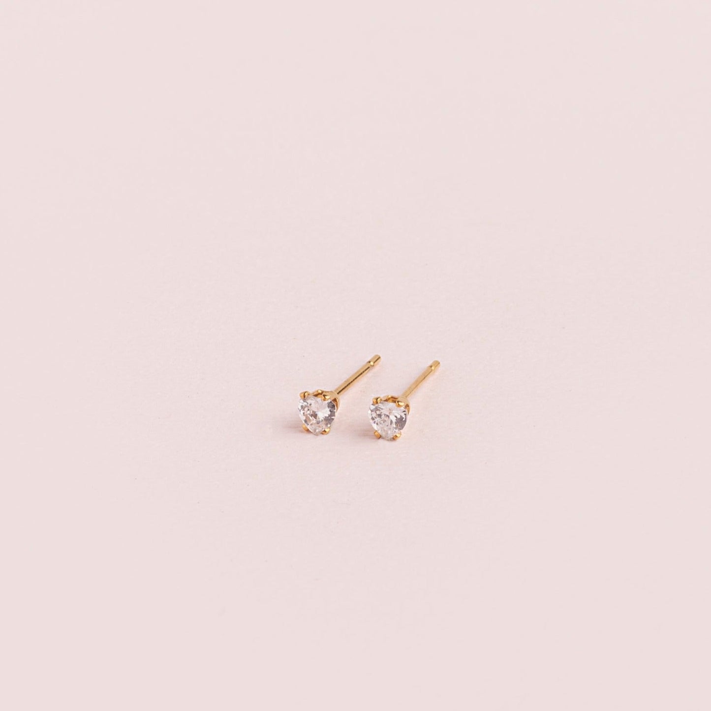 Aretes Mini Corazón de Luz