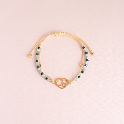 Pulsera Micaela Corazones