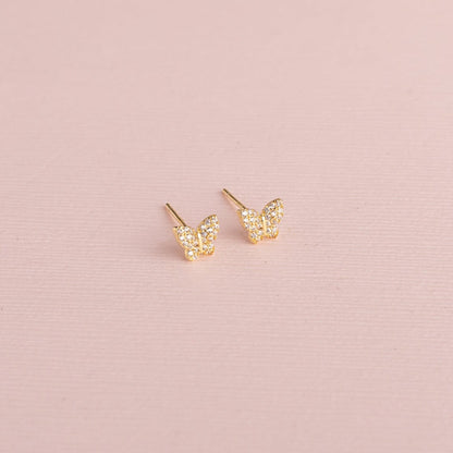 Aretes Maripositas Strass