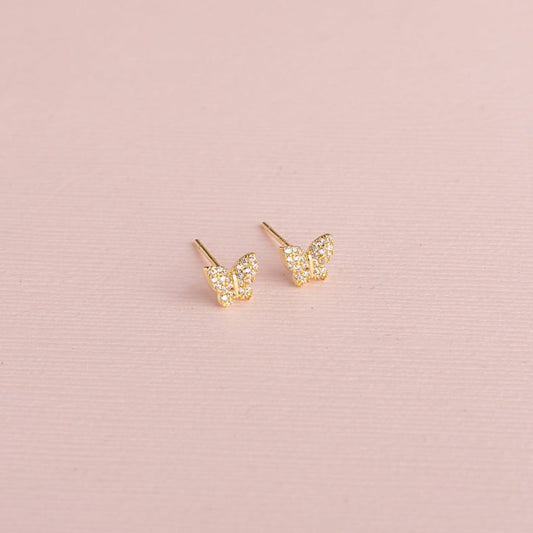 Aretes Maripositas Strass