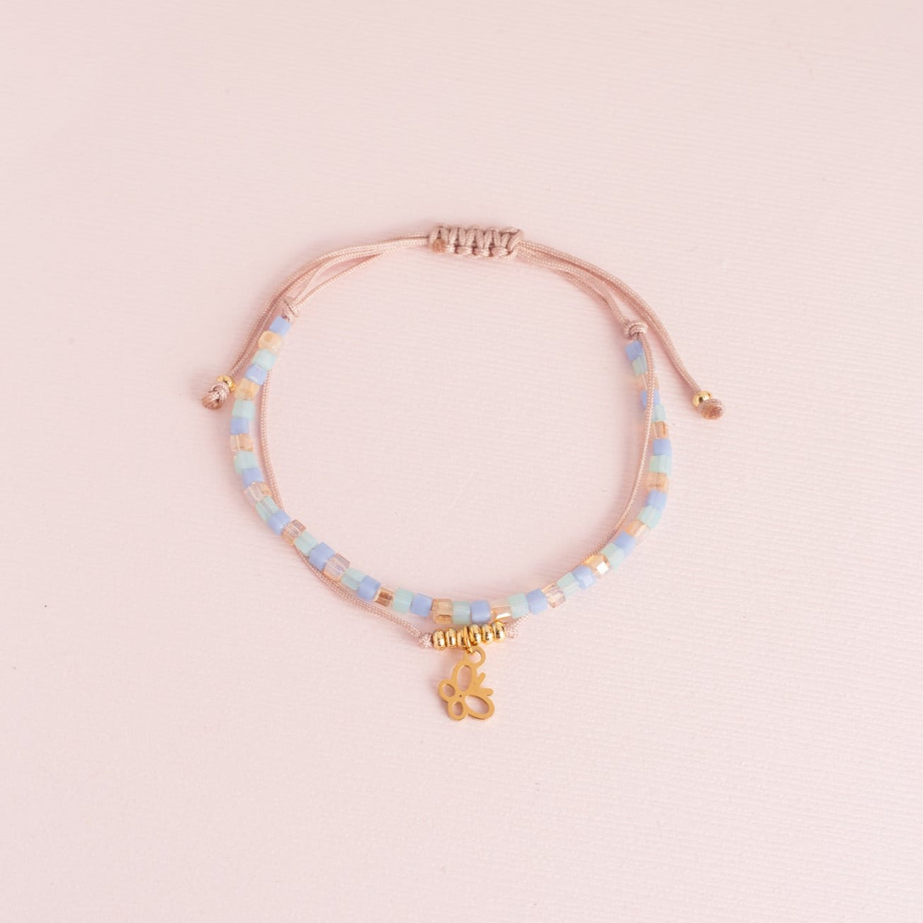 Pulsera Isabella Cubos Mariposa