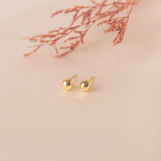 Aretes Bombita Oro 18K