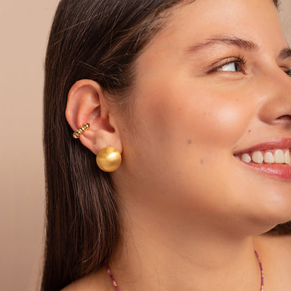 Aretes Bomb Dorado