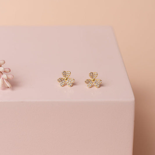 Aretes Trébol Strass