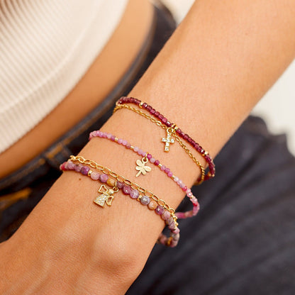 Pulsera Rafaella Nature - Cruz Strass