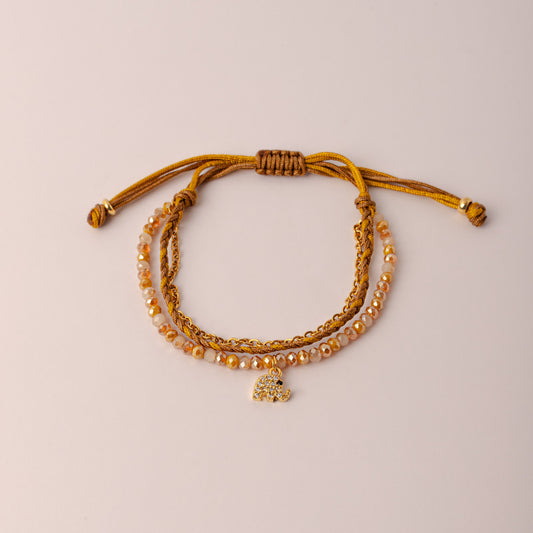 Pulsera Julieta triple Elefante Mini