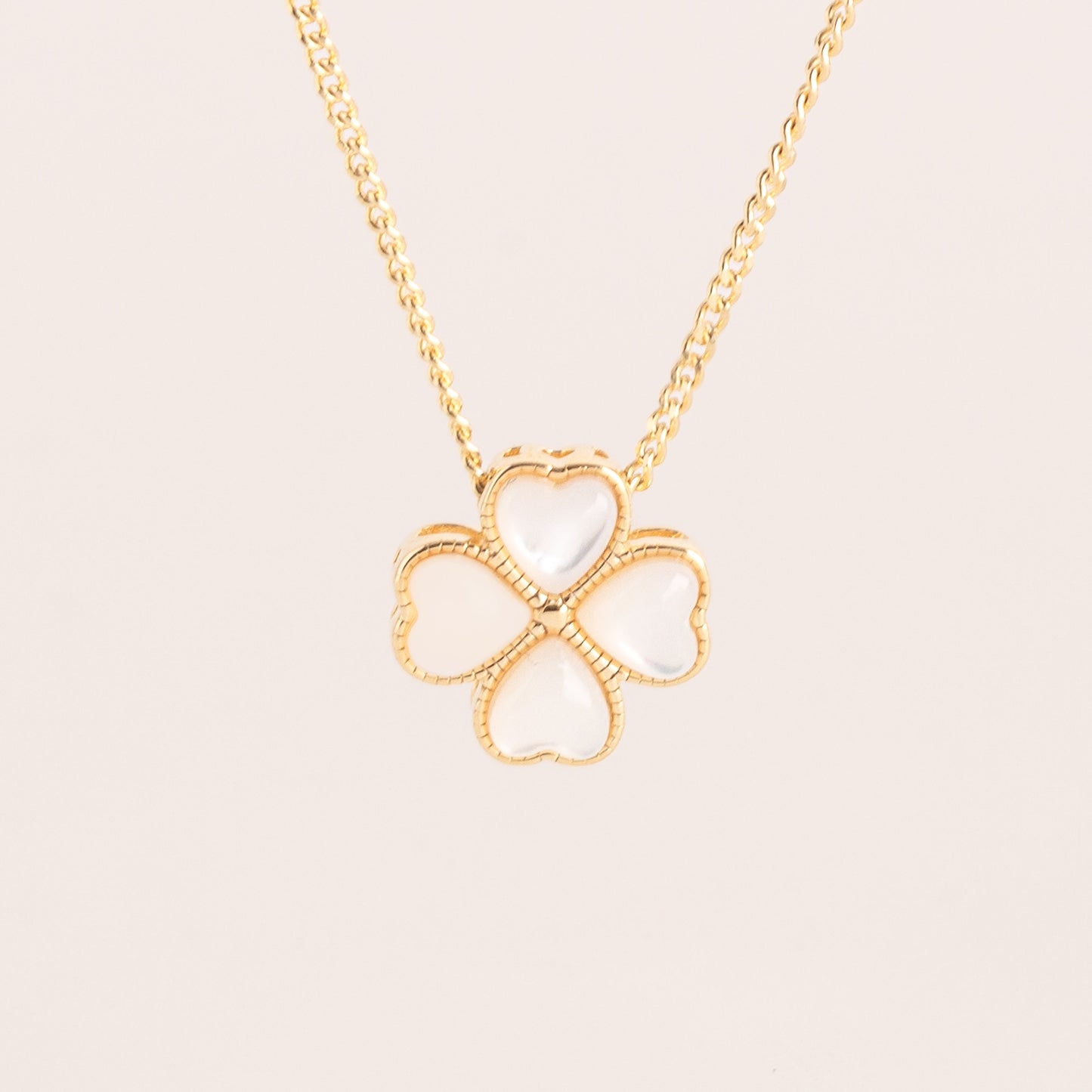 Collar Flor White