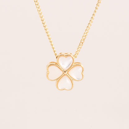 Collar Flor White