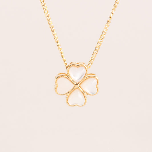 Collar Flor White