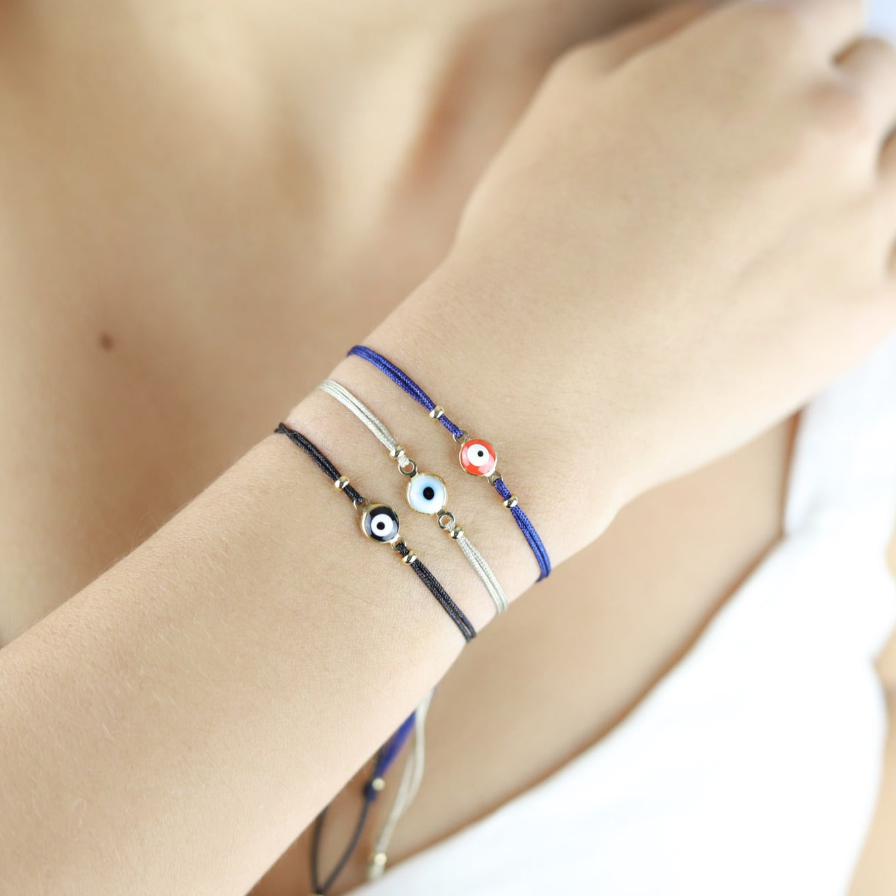 Pulsera Lia turca doble engastada *